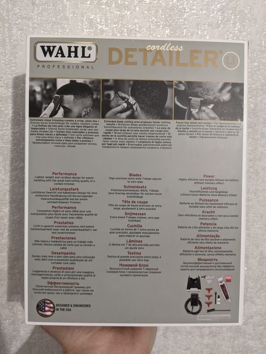 Wahl Cordless detailer, тример бездротовий, тример на акумуляторі