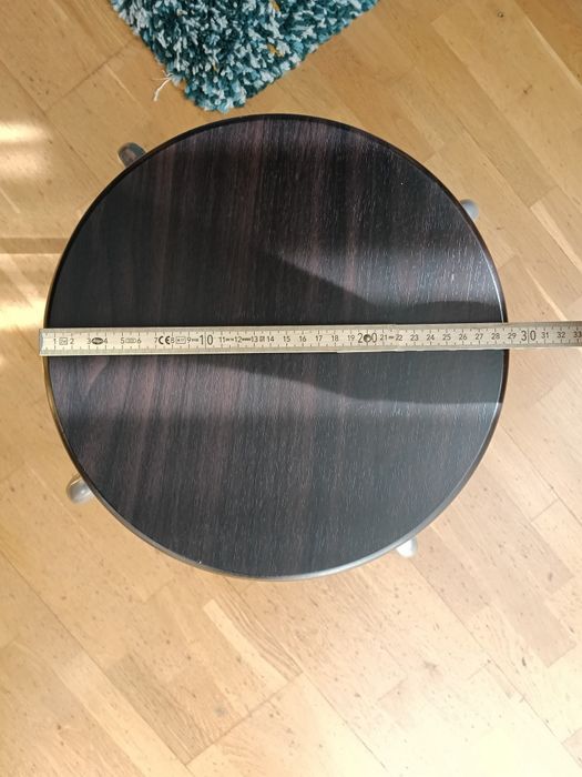 Signal taboret chrom ciemny brąz - 6 szt.