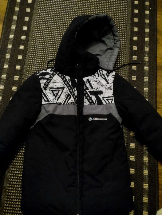 Куртка зимня хлоп'яча ідеальний стан одягав 3 рази
