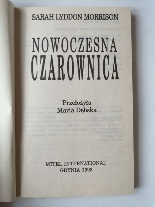 Nowoczesna czarownica - Sarah Lyddon Morrison