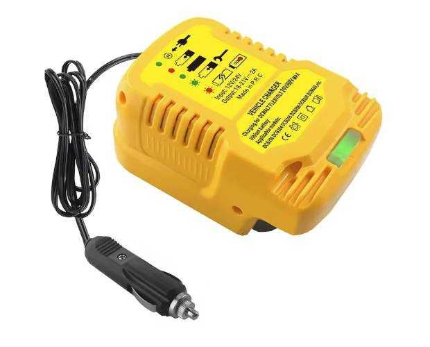 Автомобільний зарядний пристрій 2.0 А/год для DeWALT 18-60V