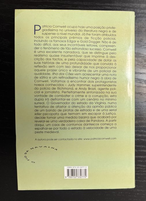 Ilha dos Cães, de Patricia D. Cornwell