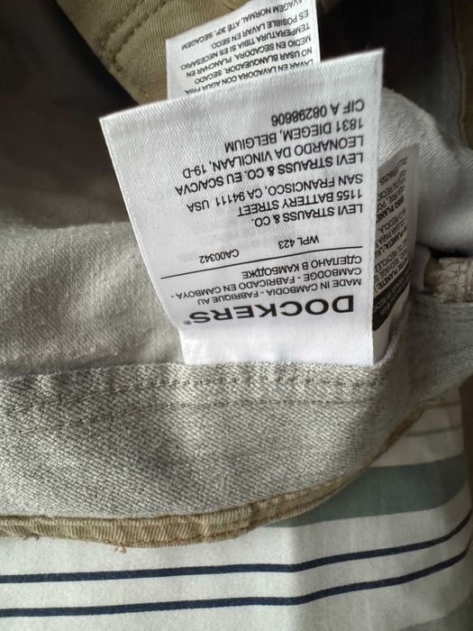 Calças Dockers Bege Escuro