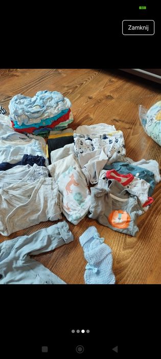 Paka ubrań dla chłopca 62