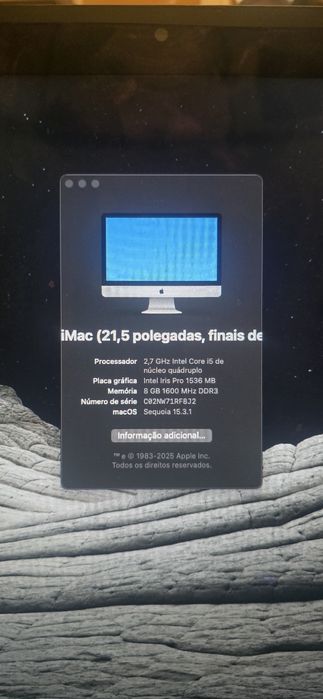 iMac Not 21.5 Inches446717435587471361