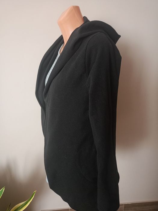 Sweter kardigan z kapturem
