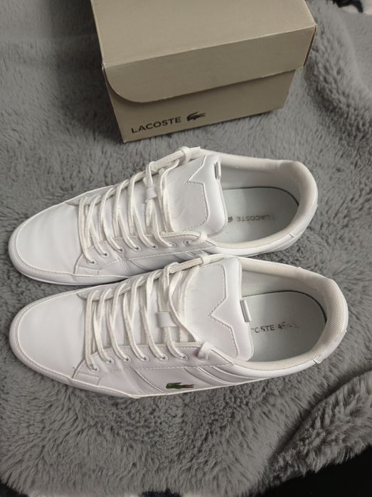 Buty Lacoste Chaymon rozmiar 43 skóra skórzane białe j. Nowe męskie