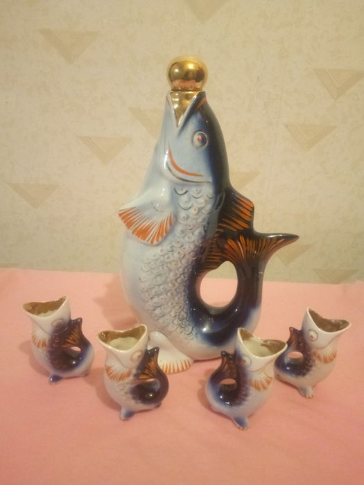 Набор  рыбок  позолота