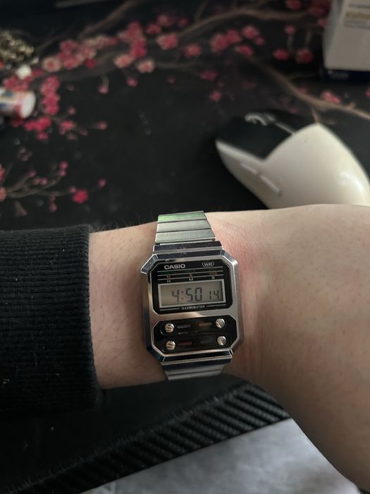 Zegarek elektryczny Casio A100WE Vintage