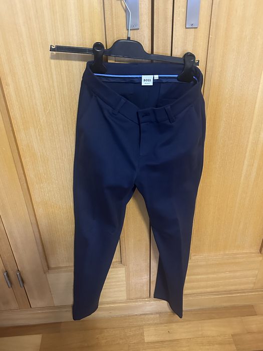 Calça BOSS (Hugo Boss) Slim Fit Azul-Escura - Como Nova (Usada 1 vez)