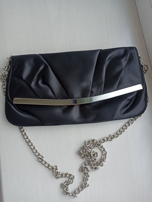 Сумка клатч атласна