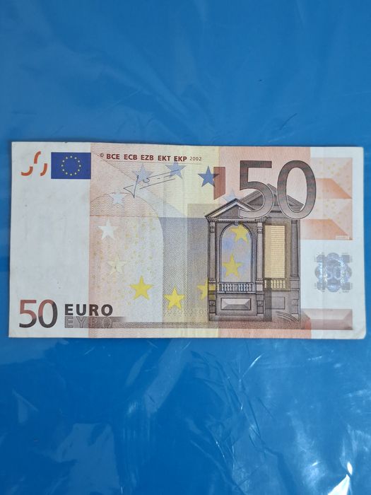 Nota de 50 EUROS Ano de 2002 primeira série  Jean-Claude Trichet  prefixo X Alemanha União Europeia | estado irrepreensível