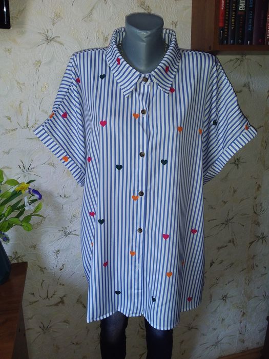 Нова жіноча сорочка, розмір 58/60