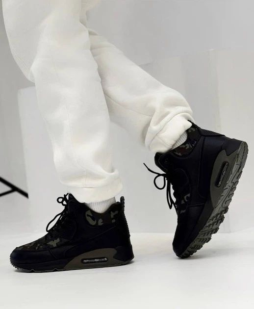 Чоловічі зимові кросівки на хутрі/ мужские зимние кроссовки ботинки