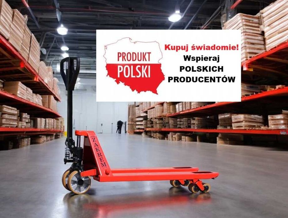 Paleciak Zakrem, wózek paletowy widłowy, 800mm 1000mm 1150mm Zakrem