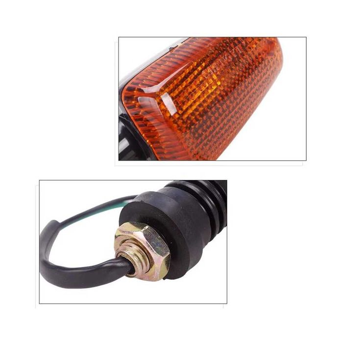 Par de Piscas plástico âmbar para YAMAHA - compatível outras marcas