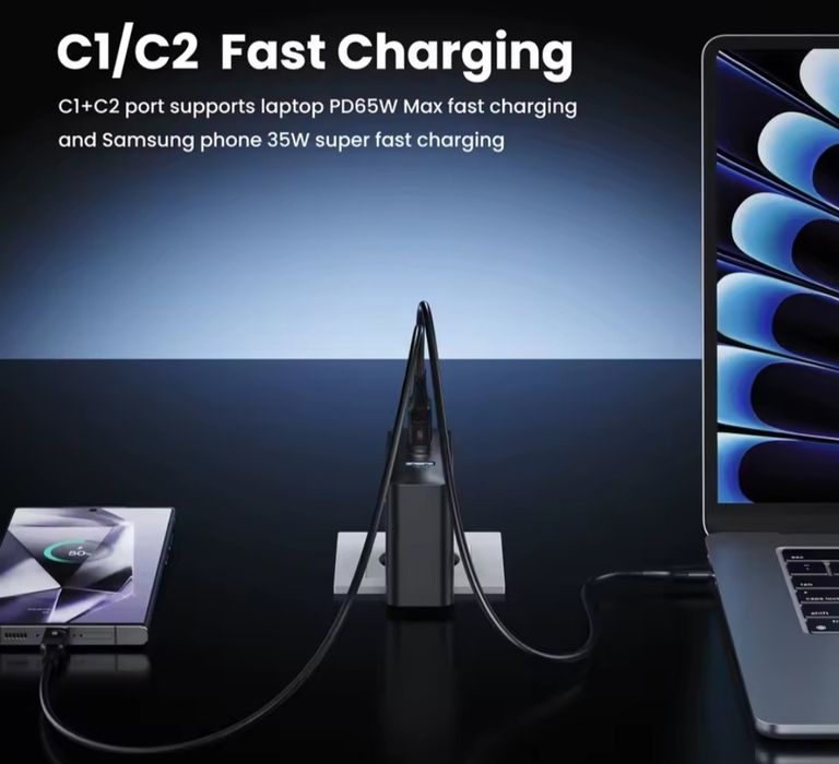 ASOMETECH 100W.  Блочок швидкісної зарядки ( надшвидка )