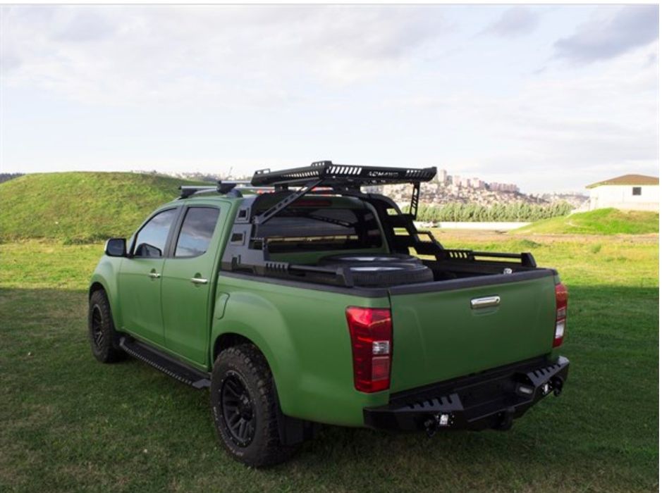 Isuzu D-Max orurowanie paki platforma bagażnik COMBAT z koszem