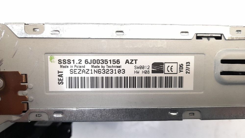 SISTEMA AUDIO / RADIO CD SEAT IBIZA IV 2013 -6J0035156