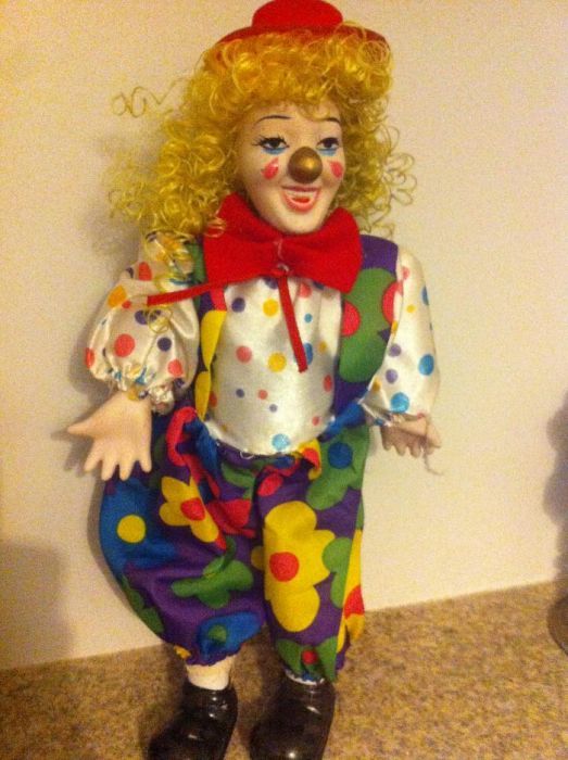 Bonecos em Porcelana - Palhaços