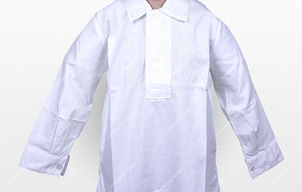 Camisa Bordada a Ponto Cruz - Criança