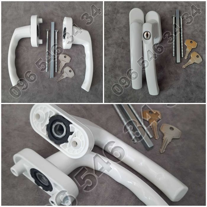 Двостороння балконна ручка (2-х сторонні ручки для балконних дверей)