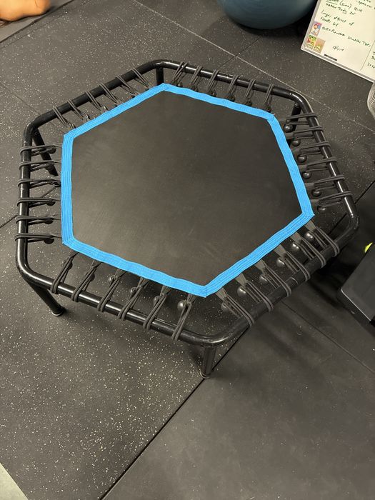 Trampolim de Fitness Hexagonal – Bom Estado