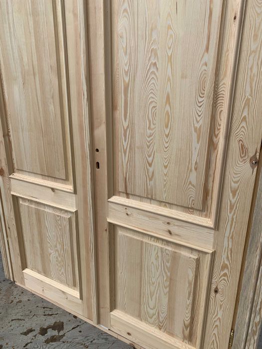 Drzwi wewnętrzne drewniane dwuskrzydłowe lite sosnowe Na każdy Wymiar