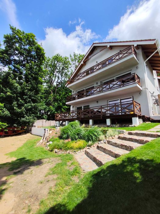 Dom na Mazurach przy jeziorze z Basenem Dłużec,Mikołajki, Mrągowo