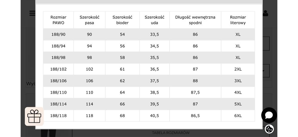 Garnitur ślubny Pawo 188/104