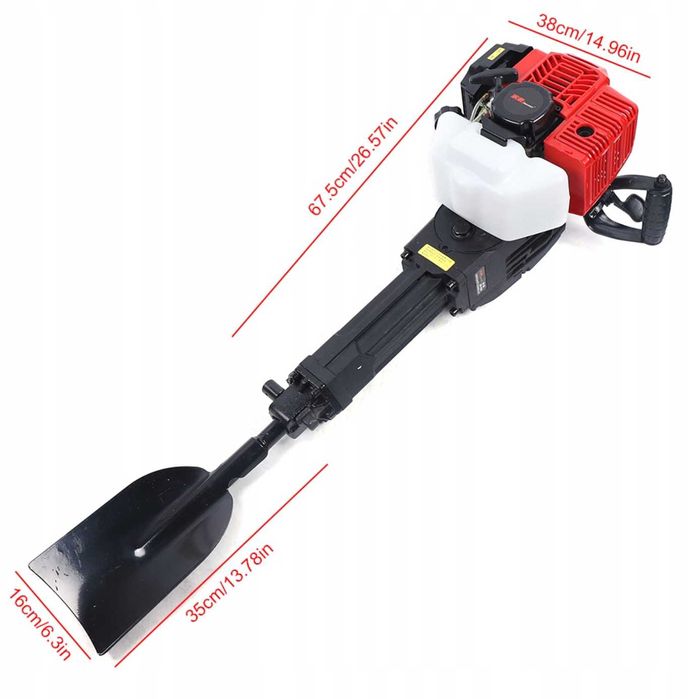Przenośna koparka spalinowa do drzew 1900W 52cm3