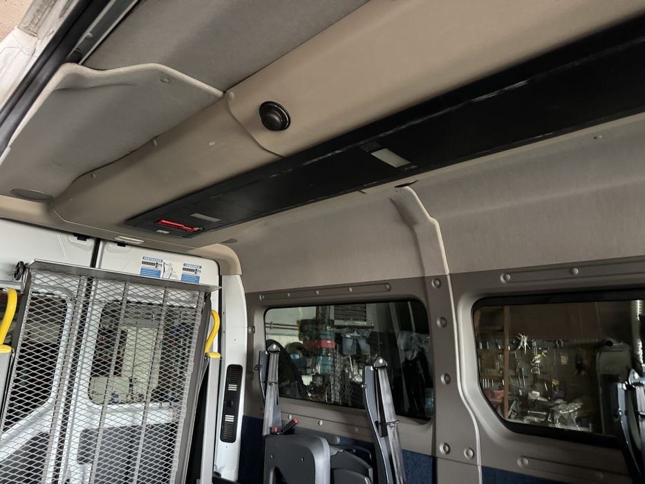 Klimatyzacja tył wnetrze autobus tapicerki Renault master III movano B