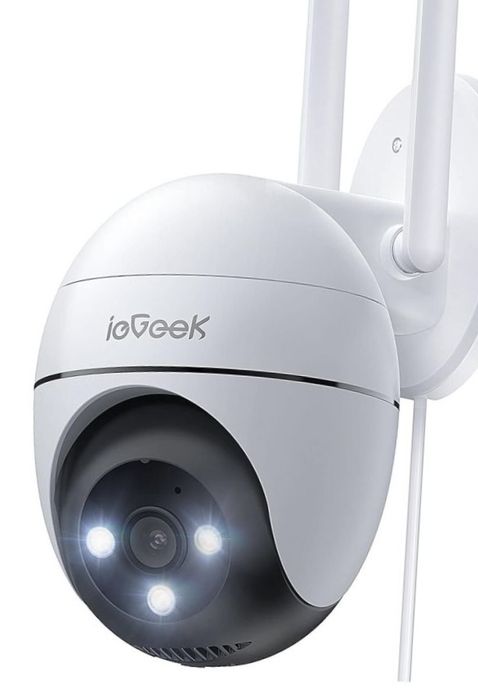 Inteligentna kamera Iq Geek 2K 3MP Alexa Syrena Tryb Nocny Alarm +++