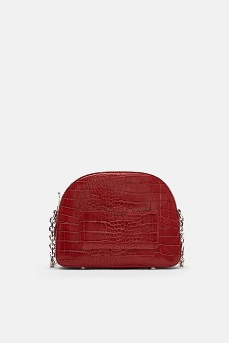 Сумка zara красная
