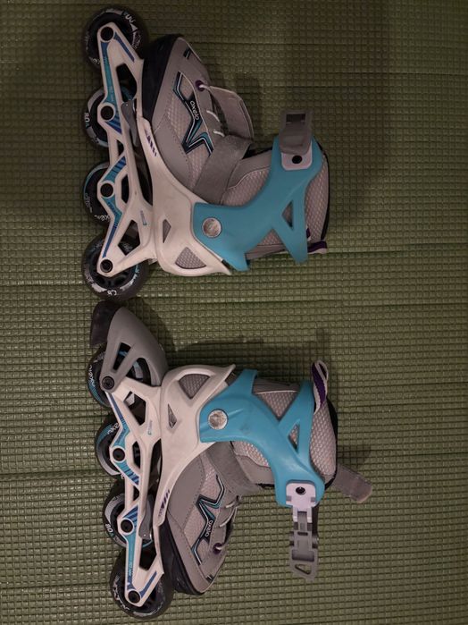 Patins em linha criança 29-32 e kit proteções