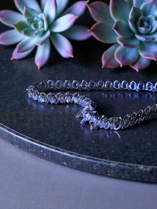 Bransoletka złota Tenisówka z Diamentami 7.9g 1.61 karata Certyfikat