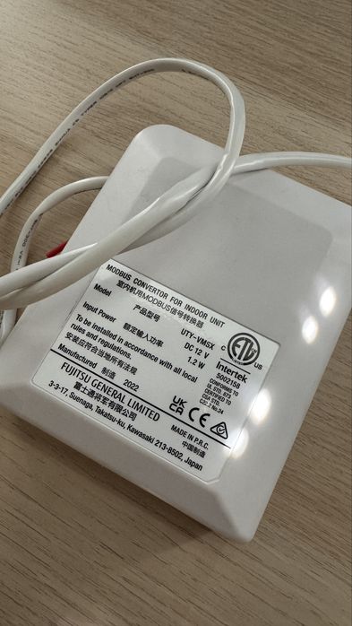Intertek UTY-VMSX dla Fujitsu (Modbus RTU)