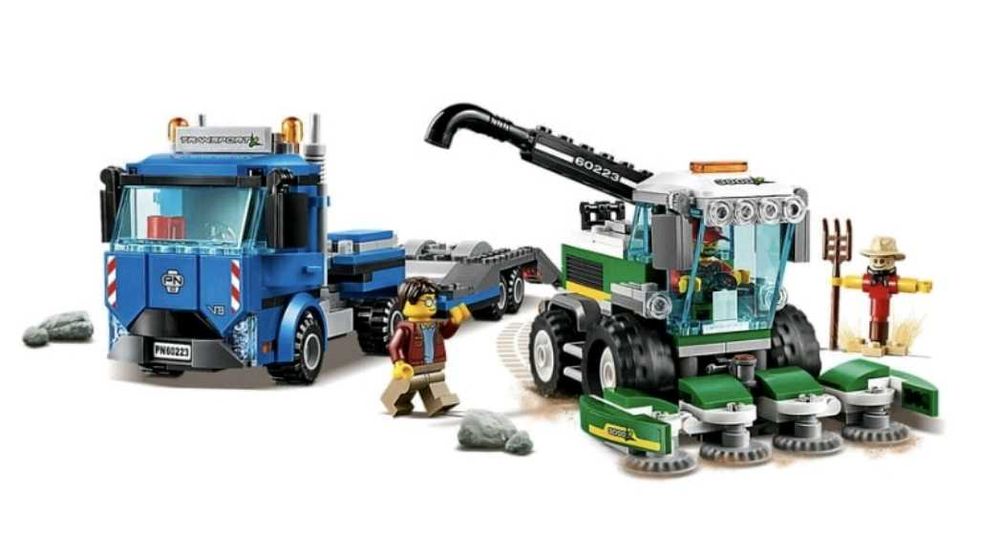 Nowe LEGO CITY 60223 Transporter kombajnu