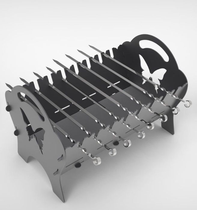 Grill ogrodowy metalowy | Imię / napis | Nowy