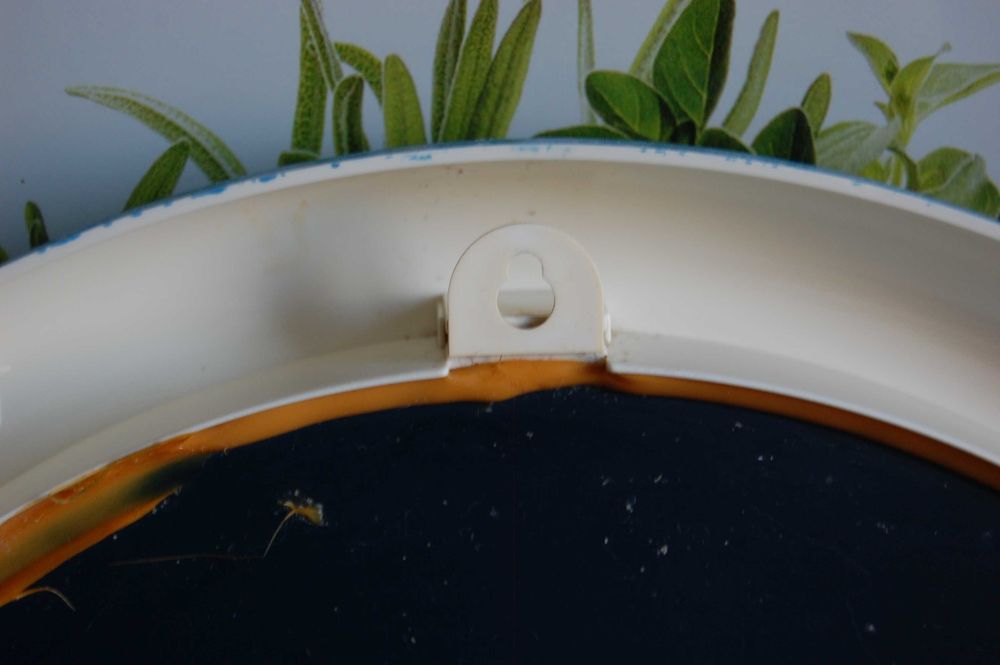 Lustro okrągłe śr. 31 cm - PRL