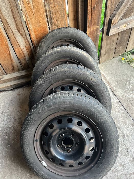 Stalowe felgi 15” 5x114,3 Hyundai/Kia + opony