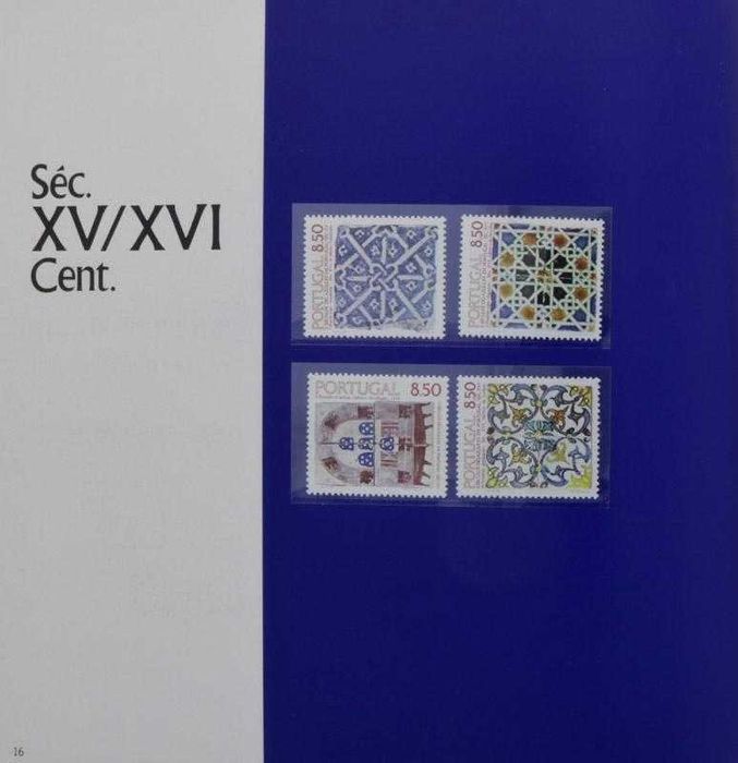 Livro CTT completo : "5 Séculos do Azulejo" (5 Centuries of Tile) NOVO