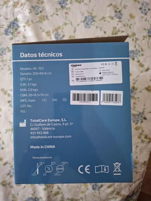 Colchão antiescaras Totalcare