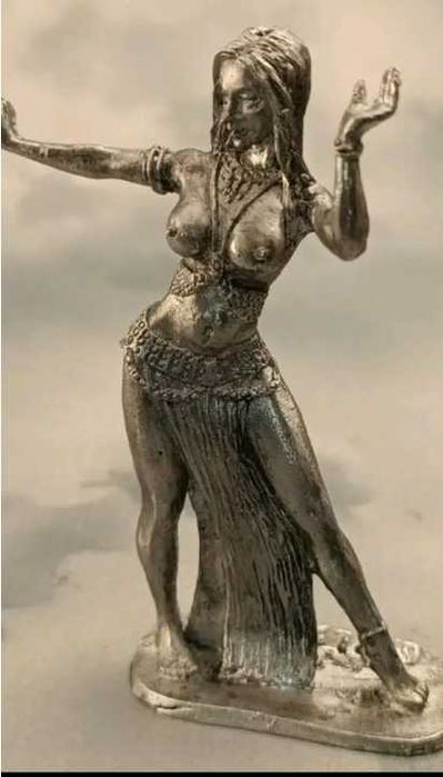 фигурка статуэтка Украина сплав олова танцовщица девушка танец живота