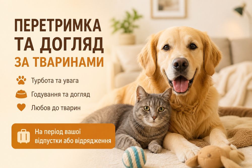 Перетримка та/або догляд за домашніми тваринами