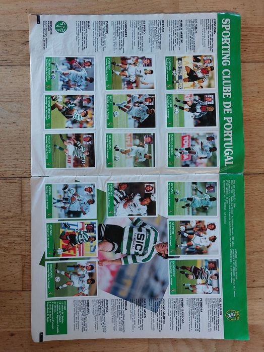 Caderneta de cromos "Futebol 96-97" - Completa