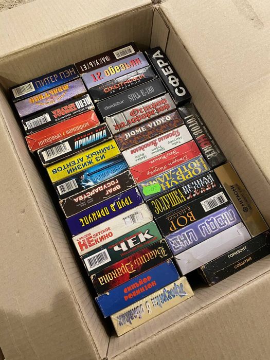 Відеокасети, видеокассеты, vhs
