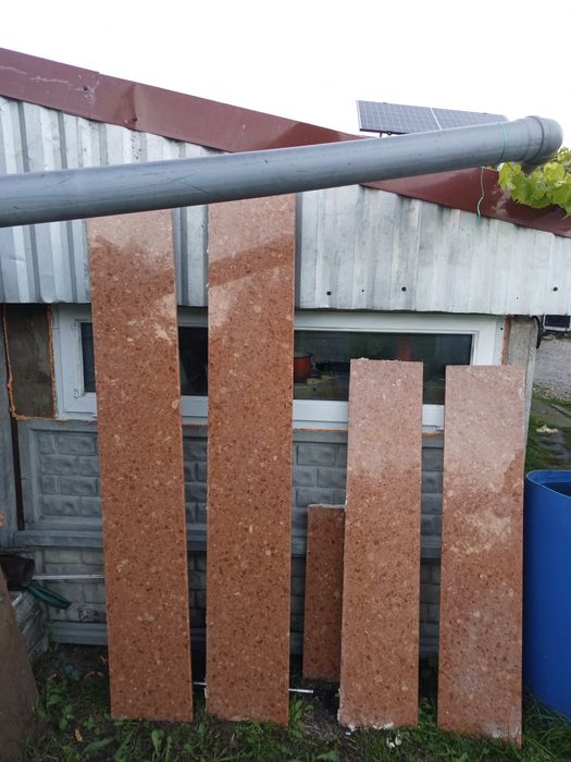 Parapety wewnętrzne  kamień