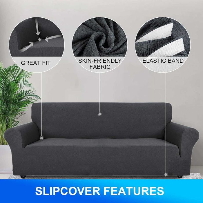 Pokrowiec / elastyczny / szezlong / ochronny / 2-osobowy !A1254!