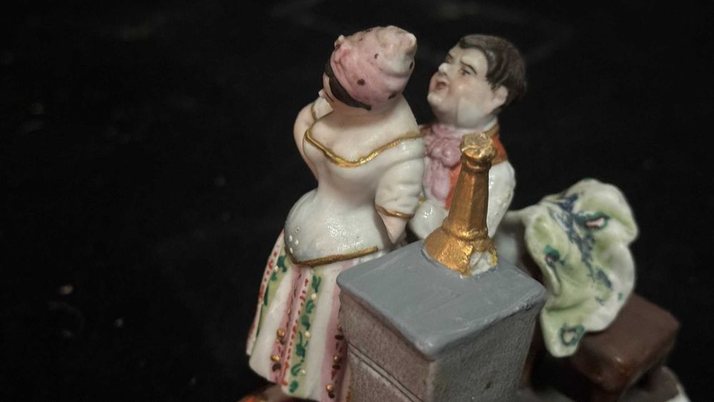 Escultura em porcelana alemã Séc XIX